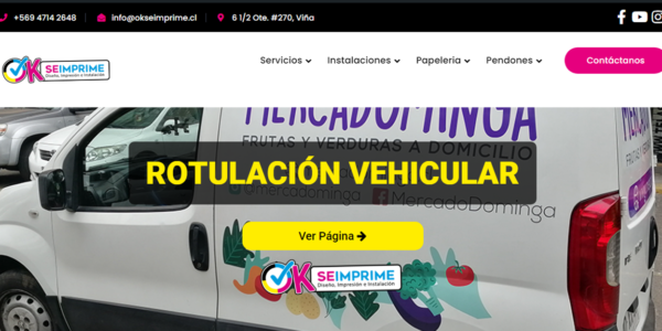 Ok se Imprime (Sitio Web Standar) https://okseimprime.cl/