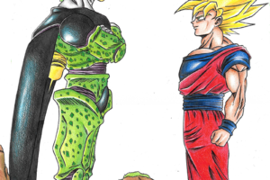 Cell vs Goku (DBZ)